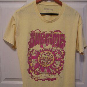 Sublime Yellow and Red Soloburst men's t-shirt